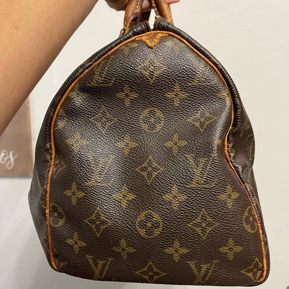 Authentic Louis Vuitton Speedy 30. Vintage - Picture 3 of 10